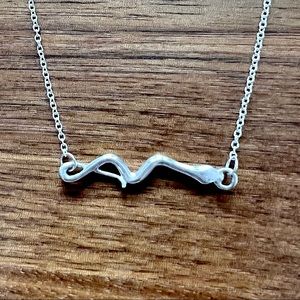 Sterling Silver Snake Necklace